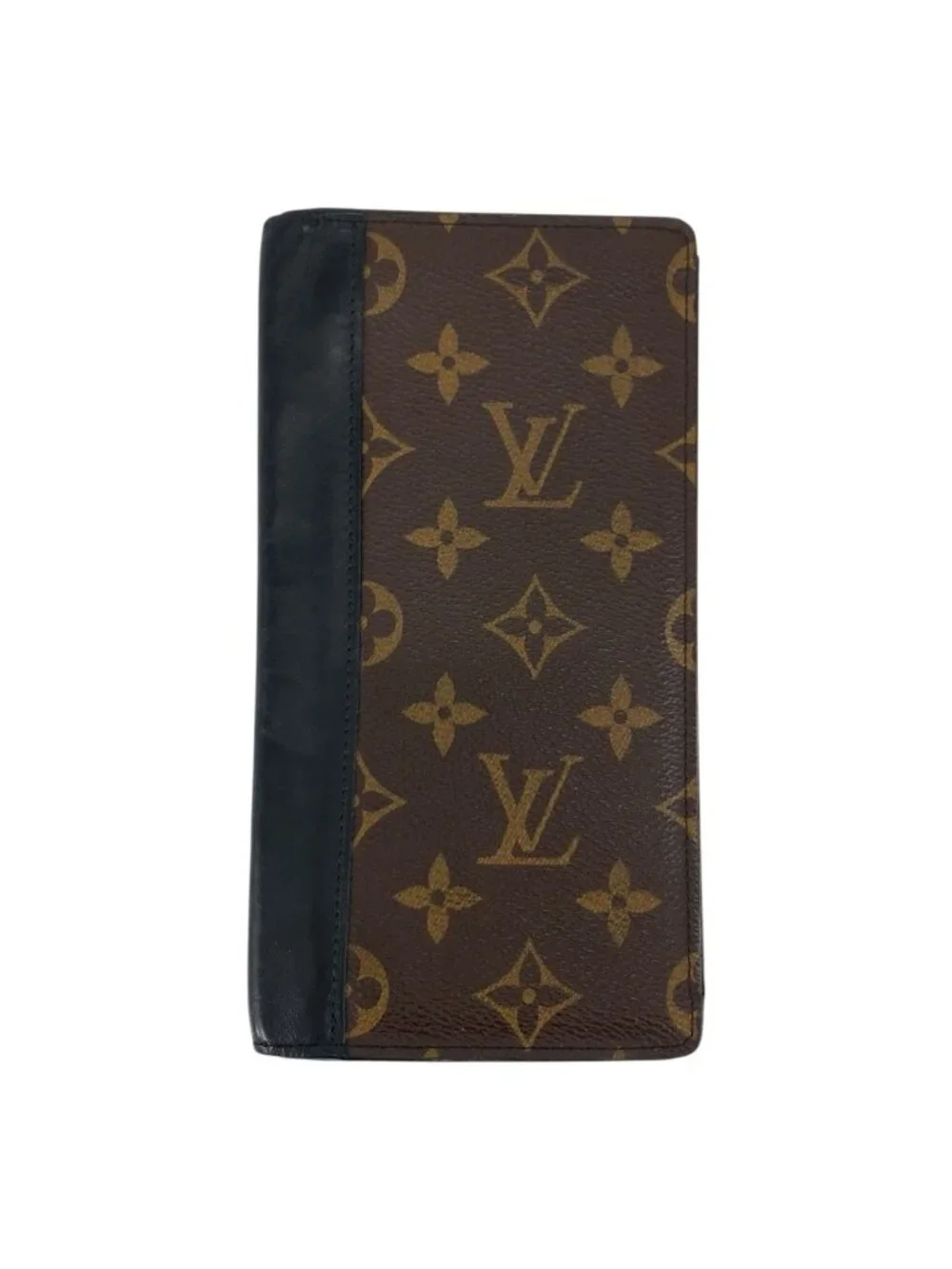Louis Vuitton Monogram Macassar Portefeuille Brazza Brown Wallet